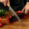 Sharpenners Wak Knife Sharpner 5 em 1 ângulo ajustável Black Red Kitching Machine Professional Scissors Sharping Tools 221122