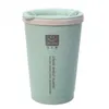 Tasses 280 ML Tasse À Eau À Double Paroi Isolation Fibre De Blé Paille Café Voyage Tasse Étanche Creative Portable 221122