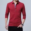 Polos pour hommes ARCSINX chemise grande taille 5XL 4XL 3XL coton à manches longues s s printemps automne hiver t-shirt causal 221122