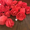 Decoratieve bloemen kransen lot 500 stks diameter 3 cm schuim rozen kunstmatige geschenken doos diy bruiloft kersthuis decor kunst materialen 221122