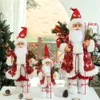 Decorazioni natalizie 4530 cmGrande bambola di Babbo Natale Buon Natale Decorazioni per la casa Anno dei bambini Giocattolo Regalo Navidad Natal Decor Forniture per feste 221123