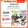 Cuisines Play Food 44PCS Mini Enfants Jouets Ustensiles De Cuisine Pot Pan Faire semblant Jouet Cuire Simulation Ustensiles Pour Enfants 221123