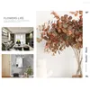 Fleurs décoratives Automne Style Plantes Artificielles Faux Feuille Mur Décoration De La Maison Rack Décor Simulation Soie Eucalyptus Branche D'arbre