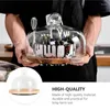 Bakeware Tools Cake Glass Display Kupol Dessert Plate Holder Tray Cupcake Stand Food Container Trays Cover Candy Plates