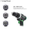 Electric Drill 12V 16V 21V 25V Plus Double Speed Cordless Hand Mini Screwdriver Rechargable Lithium Battery 221122