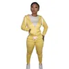 Winter Women 2 Pieces Sports Set Casual Plush Long Sleeve Sweatpants And Hoodie Cardigan Joggers Pencil Pants Outfits Sweatsuits XS-3XL