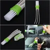 Brush Car Air Conditioner Vent Slit Cleaning Brush Dashboard Keyboard Computer Window Cleaner Dusting Blinds Tools Drop Delivery Mob Dh4Tt