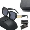Millionaire Womans Okulary przeciwsłoneczne luksusowe męskie okulary słoneczne ochronę UV Mężczyźni projektanci gradient metalowy zawias Masowe okulary z oryginalnymi pudełkami 21