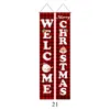 Decorazioni natalizie Decorazione per porta Merry Banner Decor per la casa Ornamento da appendere Navidad Happy Year Gift 221123