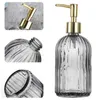 Flüssigseifenspender, Farbe, klare Flasche, nachfüllbar, Handshampoo für Badezimmer, Küche, 221123