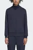 Jaqueta masculina y3 Jackets de faixa cl￡ssica zip imprimir preto azul de manga longa slim