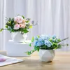 Decoratieve bloemen eenvoudige geometrische simulatie Bloem ornamenten woonkamer Tafel Pot Decoraties Home Groene bonsai Decoratie