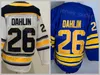 Män omvänd retro hockey 26 rasmus dahlin jersey blank 53 Jeff Skinner Heritage Classic Winter 50th Anniversary Navy Blue Purple White Team''nhl''shirt