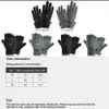 Cycling Gloves 1 Pair Fashion Winter Warm Windproof Fingerless Durable Comfortable Black Flip Male Non-slip L221020