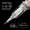 Tattoo Needles EZ Revolution Tattoo Needles Cartridge Round Liners # 12 035 MM Long Taper 55 MM for Cartridge Machine and Grips 20 PCSBox 230217