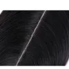 Brasilianer Virgin Haarspitzenverschluss 2x6 Straight Human Hair Verschluss mittlerer Teil 10-22 Zoll natürliche Farbe