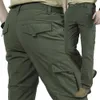 Survêtements pour hommes Pantalons tactiques Hommes Summer Casual Armée Pantalon de style militaire Mens Cargo imperméable à séchage rapide mâle bas 221122