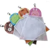 Boîtes de rangement Bath Toys Sac Mesh de baby shower mignon de baby shower mignon pour la pochette de maternelle