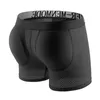 Onderbroek Clevermenmode Sexy Men Gedekte ondergoed Mesh Boxer Billen Lifter Vergrichting Butt Push Up Pad Penis Pouch Tanties 221123