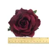 Couronnes De Fleurs Décoratives 30pcs 9cm Grand Artificielle Rose Soie Têtes De Fleurs Pour La Décoration De Mariage DIY Guirlande Cadeau Boîte Scrapbooking Artisanat Faux 221122