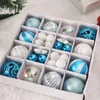 Christmas Decorations 42pcs Tree Balls 6cm Big Multicolor Ornaments Set for Home Party Decor 221123