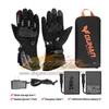 ST503 Luvas de motocicleta à prova d'água Luvas aquecidas de motocross elétricos USB Luvas de aquecimento à prova de vento Proteção de moto de inverno