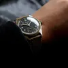 Kol saatleri klasik retro pilot izle Erkek Erkek İkinci Dünya Savaşı 12 Mekanik Satch Manuel El Rüzgar Aydınlık Limino Stain Çelik Merkur 38mm Durum 221122