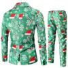 Ternos masculinos Blazers Jaqueta calça colete Fahion adultos de natal vestido de fantasia de traje macho de terno machado blazer calça saleira de alta qualidade 221122