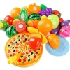 Cuisines Jouer Nourriture Enfants Cadeau Éducatif Pretend Set Jouet En Plastique DIY Gâteau Coupe Fruits Légumes s 221123