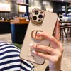 Luxury Electricating Phone Cases for iPhone 14 Plus 13 12 Pro Max 11Pro XS XR X SE 6 7 8 Plus Holder Ring Grip Case8906604