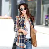 Women's Jackets Winter Women Plus Velvet Thicke Warm Plaid Shirt Style Coat Jacket Woman Casual Tops Clothes Lady Outerwear 221122