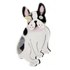 Broches CINDY XIANG dessin animé chien mignon Animal acrylique broche broches Badge vêtements collier revers sac bijoux pour cadeaux de noël