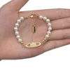 Women Jewelry Pearl Necklace Saturn Orbit Pendant bracelet Silver zircon Chain Designer Gift