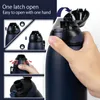 Бутылки с водой Feijian 1L Vacuum Sports теплые и холодные напитки из нержавеющей стали 221130