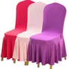 Chaise Couvre Haute Qualité Plissée Spandex Lycra Couverture Fête De Mariage Banquet Décorations Textiles À La Maison Par