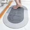 Tapis de bain Sol super absorbant Salle de bain à séchage rapide Tapis de porte antidérapant Facile à nettoyer Maison Cuisine étanche à l'huile Dropship 221123