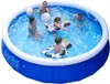 Piscina de nata￧￣o l￭quido lede grossa piscina de estrutura de ver￣o piscina inflat swim para crian￧as adultos banheiro banheira banheira bate -ardoor crian￧as 4759645