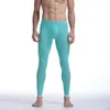 Men do sono masculino Long Johns Johns Ultra-Fhin Ice Silk Silk Tight Toups Slim Chefus