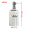 Dispensador de sabão líquido Cerâmica Sinitalizador de mão Bottle Gart Gel Shampoo Loção Pressione Pressione o armazenamento de banheiro de ponta 221123