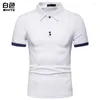 メンズポロスホワイトTシャツ男性クロップトップトップショートスリーブTシャツ高品質のTシャツシャツ夏のデザイナーメンズポロ2022