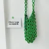 Avondtassen groene zomer handtas acrylcirkel kralen tas handtjes en handtassen luxe ontwerper shouder dames