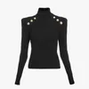 Womens Knits and Tees Luxury Design Cardigan With Nice Big Buttons Slim Pullover Black Sexy Bodysuit Multi Colors & Models Plus Size S to XL