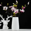 Dekorativa blommor MBF Retro Style Artificial Fake Magnolia Flower for Wedding Home