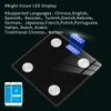 Масштаб массы тела Bluetooth BMI Smart Electronic Daby с ЖК -дисплей Digital Balance Indicators Analyer 221121