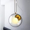 Pendant Lamps Industrial Wind Glass Light Retro Bar Cafe Restaurant Hanging Lamp Modern Home Living Room Kitchen Decor Fixtures