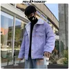 Herrenjacken Privathinker Männer Herbst Winter verdicken warme Corduroy Outwear Hip Hop Mantel männlich Teenager Casual Jacke bunt 221122