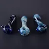 smoke accessory tobacco Glass Smoking Pipes Pyrex Oil Burner Pipe 2.75 Inches HandPipe Spoon Pipes Mixed Color