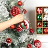 Decorazioni Natalizie Confezione da 42 Palle di Natale Colorate Ornamenti 36cm Plastica Infrangibile Albero di Natale Palline da Appendere Palline di Natale Set per la Decorazione Domestica 221123