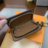 Fashion Keychain Buckle Bag Lovers Car Keychains Handmade Leather Designers Key Chain Men Women Bag Pendant Accessories 4 Color