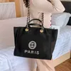 Moda kadın lüks akşam çantaları ch marka tuval çanta klasik inci plaj el çanta tasarımcısı kadın büyük sırt çantası küçük paketler taşınabilir alışveriş çantaları e31t